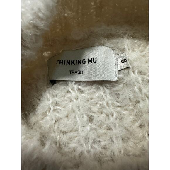 Thinking MU Alpaca Blend Sweater Sustainable Ethical Knit Made in Spain Size S - Picture 4 of 5